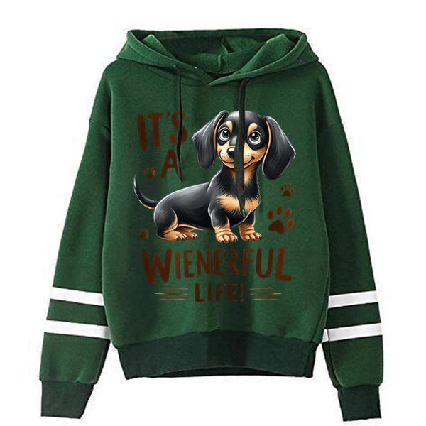 Sudadera Dachshund Vintage para Mujeres