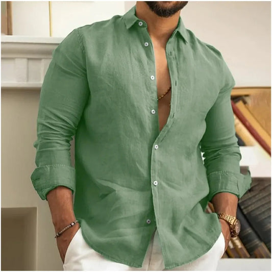 Camisa Fresca de Verano para Hombres