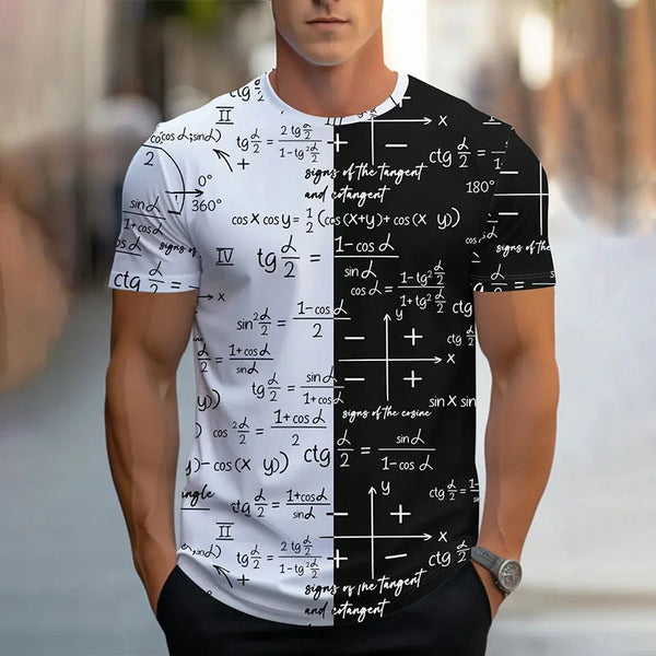 Camiseta Divertida Fórmulas Matemáticas