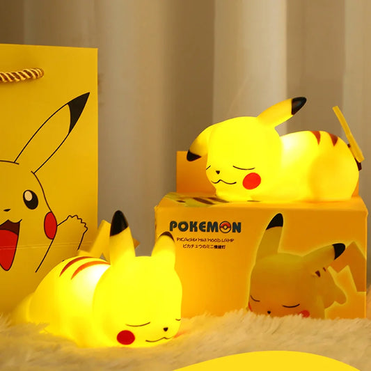 Lámpara Nocturna Pikachu Pokémon Infantil