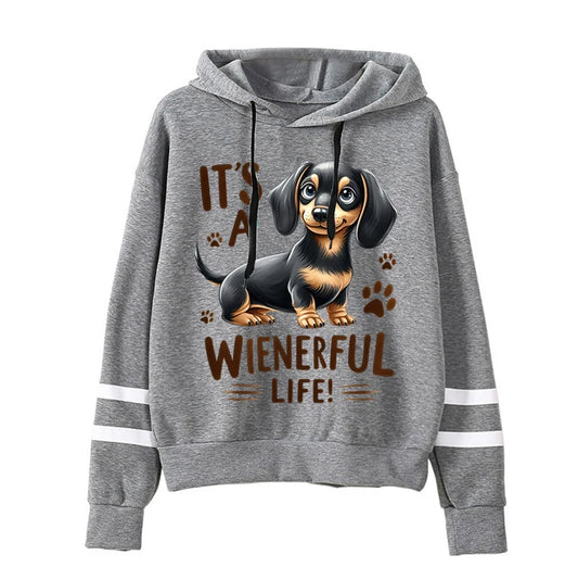 Sudadera Dachshund Vintage para Mujeres